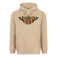 Mushroom Painted Lady Heavyweight Hoodie - LillyAllenDesigns