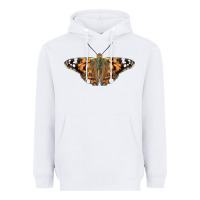 White Painted Lady Heavyweight Hoodie - LillyAllenDesigns