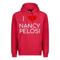 Cardinal Limited Edition I Love Nancy Pelosi Heart Madam Speaker Democratic Pol Premium Hoodie - lanVoArt