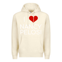 Sandshell Limited Edition I Love Nancy Pelosi Heart Madam Speaker Democratic Pol Premium Hoodie - lanVoArt