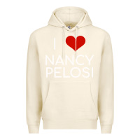 Tofu Limited Edition I Love Nancy Pelosi Heart Madam Speaker Democratic Pol Premium Hoodie - lanVoArt
