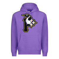 Purple pittsburgh combined sports shirt and sticker Premium Hoodie - lanVoArt