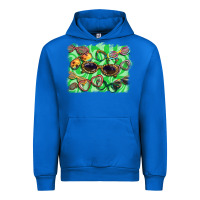 Cobalt sunglasses background Urban Hoodie - BarkalooDesign