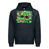 Navy sunglasses background Urban Hoodie - BarkalooDesign