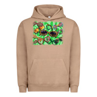 Pigment Burro sunglasses background Urban Hoodie - BarkalooDesign