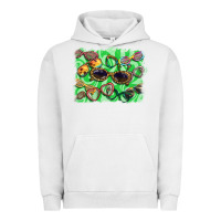 Pigment Lunar Rock sunglasses background Urban Hoodie - BarkalooDesign