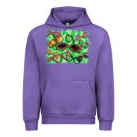Tulip sunglasses background Urban Hoodie - BarkalooDesign