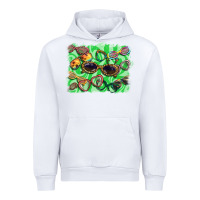 White sunglasses background Urban Hoodie - BarkalooDesign