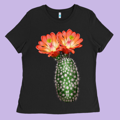King Cup Cactus Ladies Tee Designed By Lillyallendesigns
