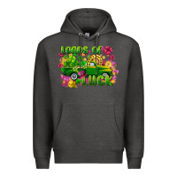 Charcoal Heather loads of luck Premium Hoodie - FaDigitalArtStudio