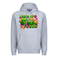 Heather Grey loads of luck Premium Hoodie - FaDigitalArtStudio