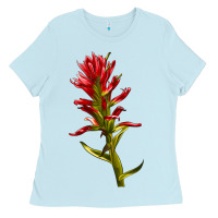Baby Blue Indian Paintbrush Ladies Tee - LillyAllenDesigns