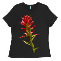 Black Indian Paintbrush Ladies Tee - LillyAllenDesigns
