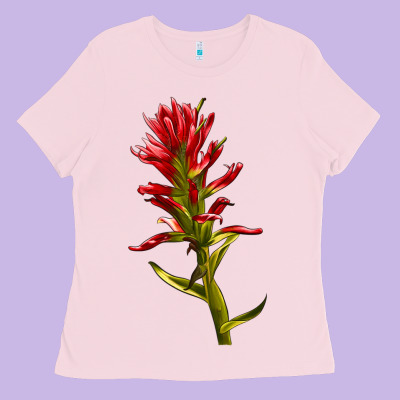 Indian Paintbrush Ladies Tee Designed By Lillyallendesigns