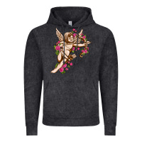 Vintage Black Cupid with rose Valentine's Day Vintage Hoodie - HowdyJamesFarm