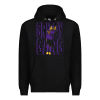 Black Justin Jefferson -Griddy Gang Premium Hoodie - lanVoArt