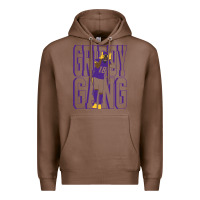 Chestnut Justin Jefferson -Griddy Gang Premium Hoodie - lanVoArt