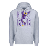 Heather Grey Justin Jefferson -Griddy Gang Premium Hoodie - lanVoArt
