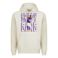 Oatmeal Heather Justin Jefferson -Griddy Gang Premium Hoodie - lanVoArt