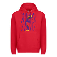 Red Justin Jefferson -Griddy Gang Premium Hoodie - lanVoArt