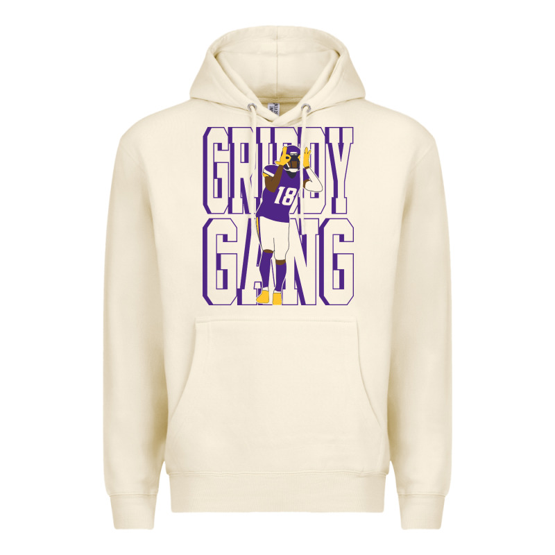 Justin Jefferson -griddy Gang Premium Hoodie by lanVoArt | Teevron