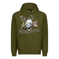 Army Green the mind electric Premium Hoodie - lanVoArt