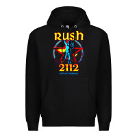 Black rush blue starman 2112  40th anniversary Premium Hoodie - lanVoArt
