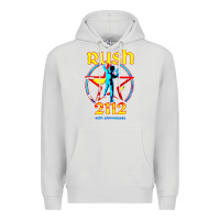 Dove Grey rush blue starman 2112  40th anniversary Premium Hoodie - lanVoArt