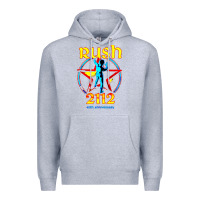 Heather Grey rush blue starman 2112  40th anniversary Premium Hoodie - lanVoArt