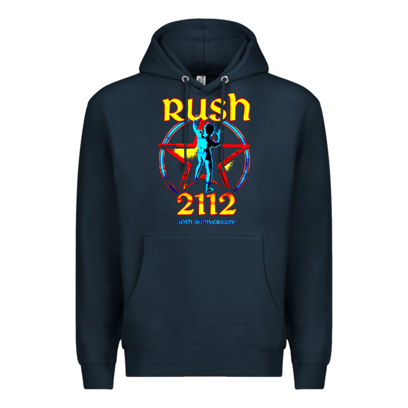Rush Blue Starman 2112  40th Anniversary Premium Hoodie by lanVoArt | Teevron