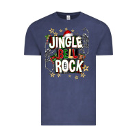 Vintage Denim Jingle bell rock Vintage Tee - NancyCooperArtShop