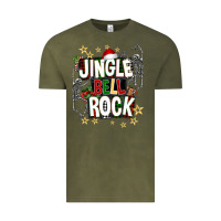 Vintage Olive Jingle bell rock Vintage Tee - NancyCooperArtShop