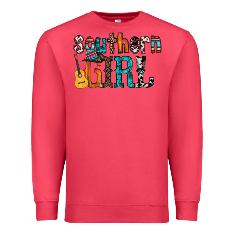 Southern Girl Premium Sweatshirt by RacoonDesign | Teevron