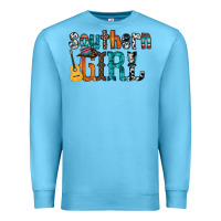 Ocean Blue southern girl Premium Sweatshirt - RacoonDesign