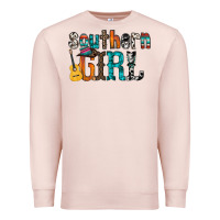 Pale Pink southern girl Premium Sweatshirt - RacoonDesign