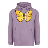 Lavender Cloudless Sulphur Butterfly Heavyweight Hoodie - LillyAllenDesigns