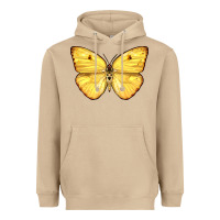 Mushroom Cloudless Sulphur Butterfly Heavyweight Hoodie - LillyAllenDesigns