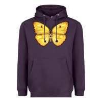Plum Cloudless Sulphur Butterfly Heavyweight Hoodie - LillyAllenDesigns
