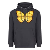 Smoke Cloudless Sulphur Butterfly Heavyweight Hoodie - LillyAllenDesigns