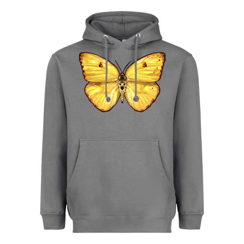 Cloudless Sulphur Butterfly Heavyweight Hoodie by LillyAllenDesigns | Teevron