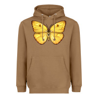 Toasted Coconut Cloudless Sulphur Butterfly Heavyweight Hoodie - LillyAllenDesigns