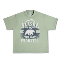 Oil Green Alaska The Last Frontier Urban Heavy Tee - lanVoArt