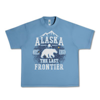 Pebble Blue Alaska The Last Frontier Urban Heavy Tee - lanVoArt