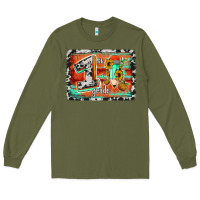 Army Green western back to school 1st grade Long Sleeve Tee - Jasminsmagicworld