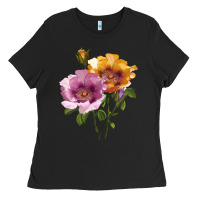 Black In Your Eyes Rose Ladies Tee - LillyAllenDesigns