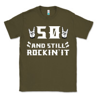 Army Green 50 birthday rock whitw Classic Tee - Bettercallsaul