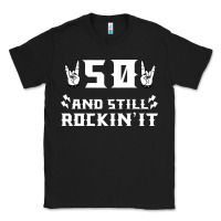 Black 50 birthday rock whitw Classic Tee - Bettercallsaul