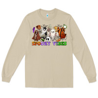 Mushroom spooky vibes sports ghosts Long Sleeve Tee - CowGirlArtShop
