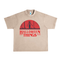 French Oak Halloween Things Strange Halloween Urban Heavy Tee - lanVoArt