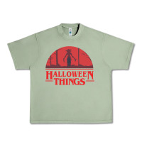 Oil Green Halloween Things Strange Halloween Urban Heavy Tee - lanVoArt